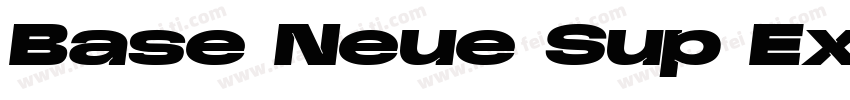 Base Neue Sup Exp Black字体转换
